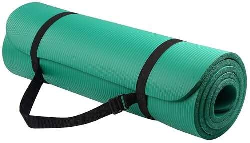 Fitvids 1/2-Inch Thick High Density Foam Exercise Yoga Mat.