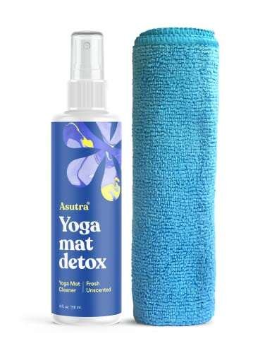 ASUTRA Yoga Mat Cleaner Spray (Fresh & Un
scented) Cleanser.