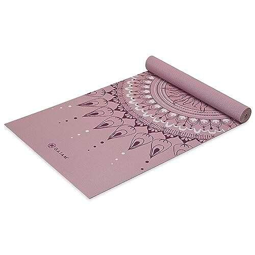 Gaiam Yoga Mat Classic Print Non Slip 4mm.