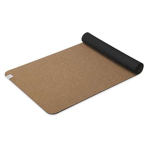 Gaiam Cork Yoga Exercise Mat | Natural Sustainable