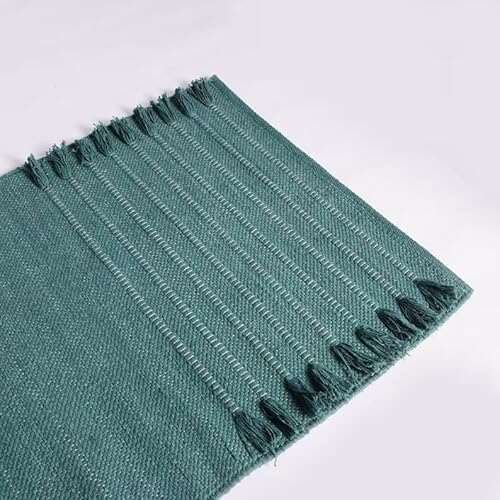 Jaipur art & Rugs Organic Cotton Yoga Mat, Thick Non-Slip.