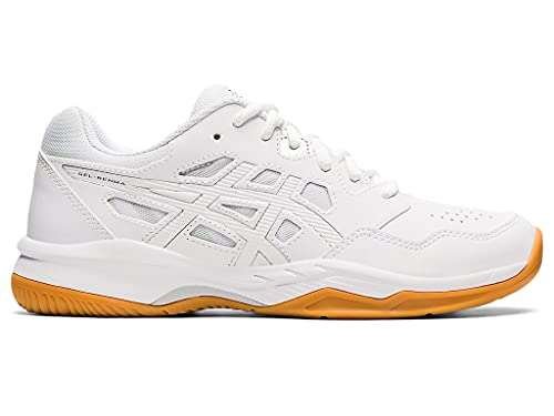 ASICS Women's Gel-RENMA Indoor Shoe, 8.5, White/Pure Silver