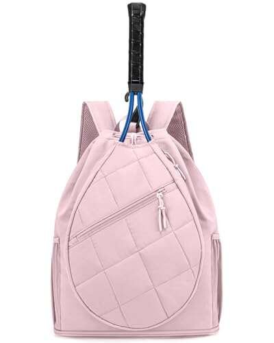 ecosmile Drawstring Tennis Backpack, Puffer Tennis Racket...