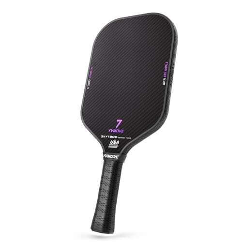 YVmove T800+3K Carbon Fiber Pickleball Paddle with 16mm...