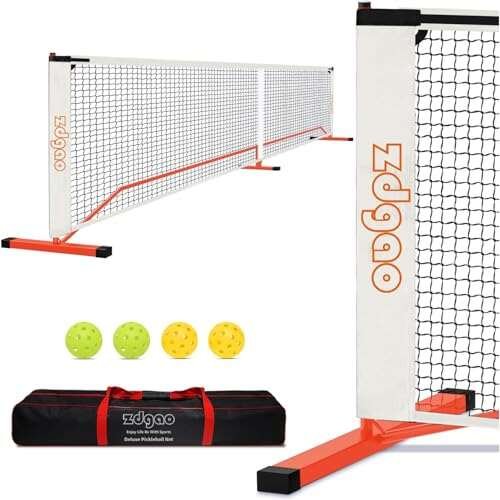 Zdgao Pickleball Net for Driveway with 4 balls, regulation...