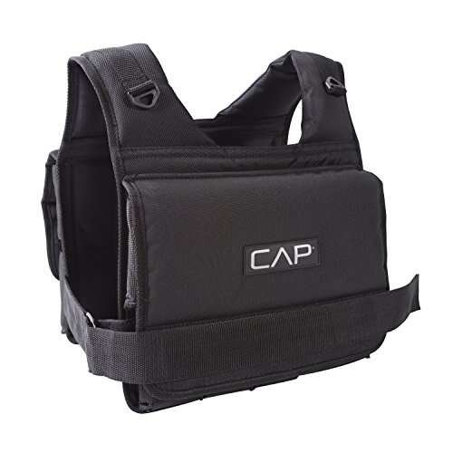 CAP Barbell 20 lb Adjustable Weighted Vest for Workouts.