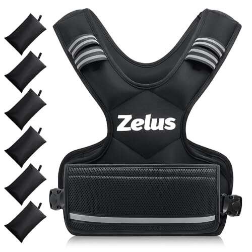 ZELUS Weighted Vest for Men and Women, Adjustable for...