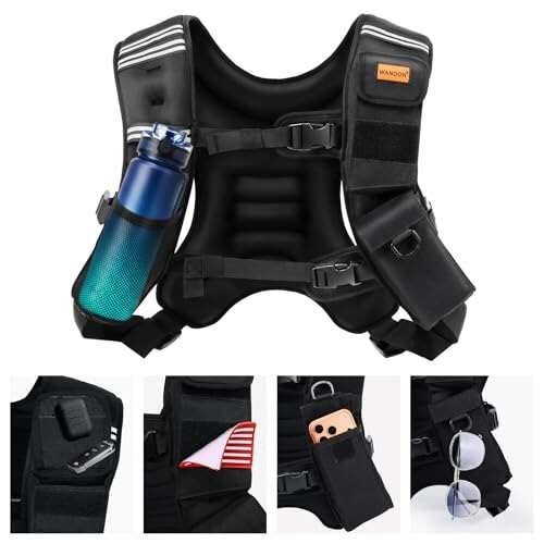 Weighted Vest Woman & Men,8lb/12lb/16lb/20lb/30lb/40lb Plus...
