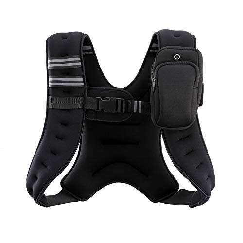 ZELUS Weighted Vest, 6lb/8lb/12lb/16lb/20lb/25lb/30lb...