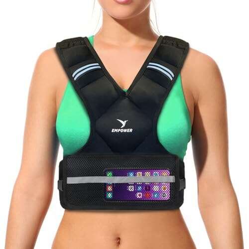 Empower Weighted Walking Vest for Women – Adjustable 10lb...
