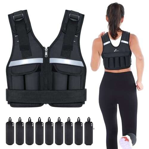 Adjustable Weighted Vest Weights Set: Sportneer 2 to 18 Lbs