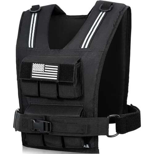 BAGAIL Weighted Vest Men, 20lb/30lb/40lb Adjustable Weight...