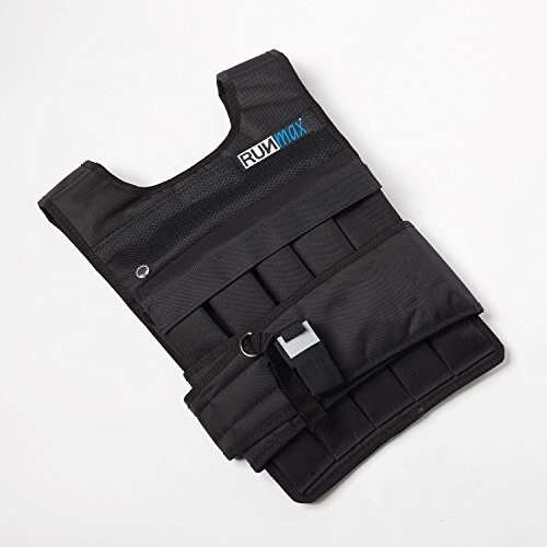 RUNFast RUNmax 12Lbs-140Lbs Weighted Vest with Shoulder Pads