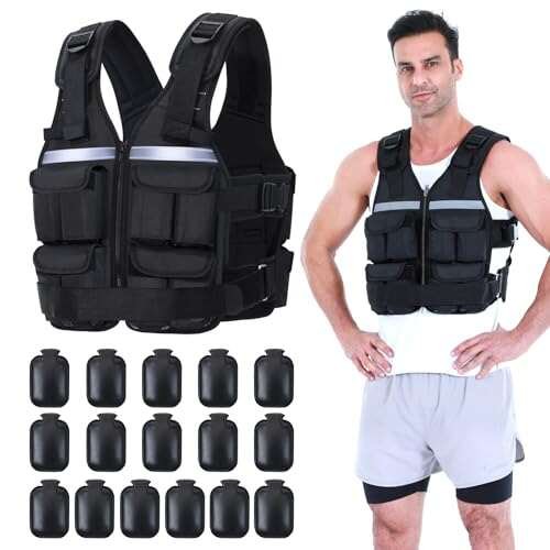 Weighted Vest for Men Women: Sportneer 2lb to 40lbs.