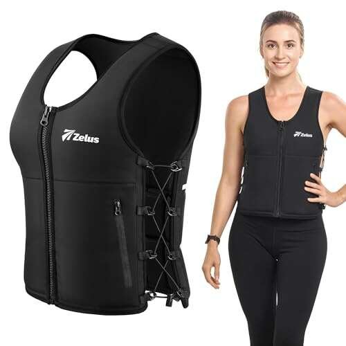 ZELUS Weighted Vest for Women, 10lb. Z-Fit for Training.
