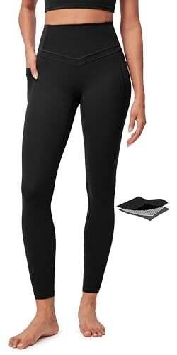 IUGA Compression Leggings with Pockets for Women High Waist