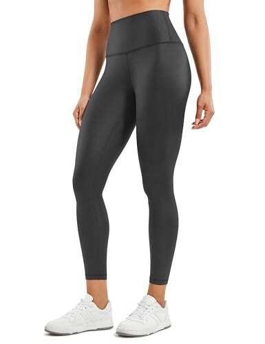 CRZ YOGA Matte Faux Leather Leggings 25