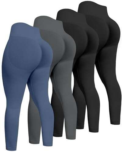 ATHVOTAR Workout Gym Leggings Women, High Waisted Seamless...