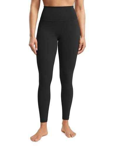 POSHDIVAH Creamluxe No Front Seam Yoga Leggings High Waisted