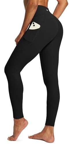IUGA High Waist Yoga Pants with Pockets, Tummy Control...