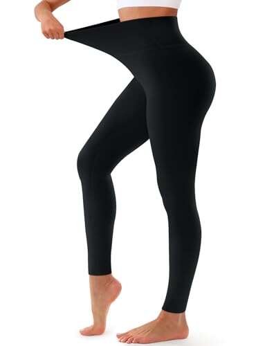 Bluemaple High Waisted Leggings for Women - Tummy Control...