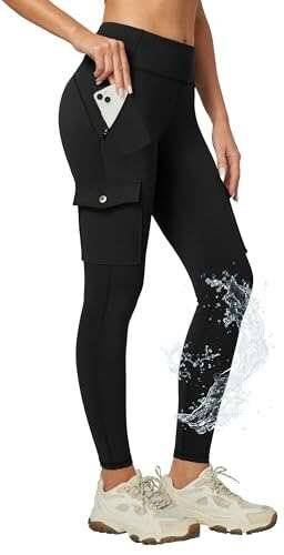Ewedoos Hiking Pants Women Leggings with Zipper Pockets...