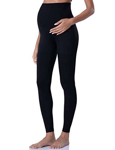 POSHDIVAH Women's Maternity Leggings Over The Belly Yoga...