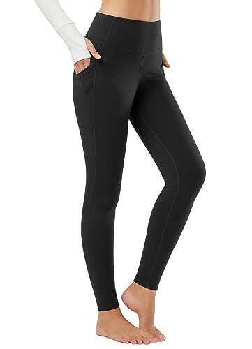 baleaf Women's Fleece Lined Leggings Thermal Warm Winter...