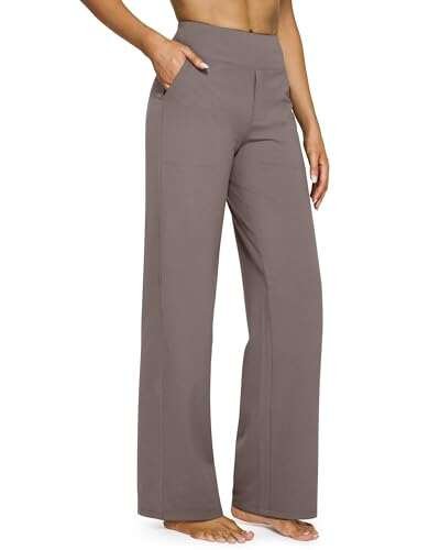 G4Free Flare Leggings for Women Wide Leg Casual Pants