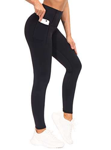 THE GYM PEOPLE Tummy Control Workout Leggings with Pockets
