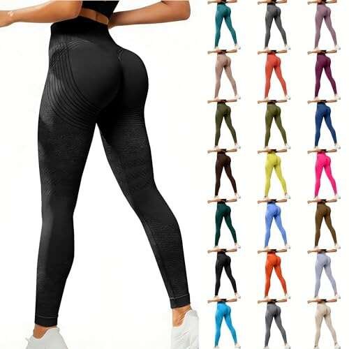 Anti Cellulite Leggings 3D Compression Resistance Band Yoga...