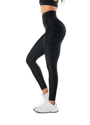 Fanka Powerband Resistance Leggings for Women, Full Length...