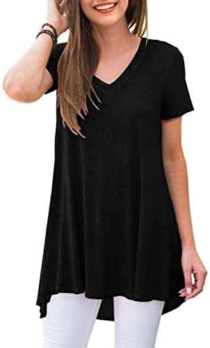 POPYOUNG Women's long Tunic Tops to Wear with Leggings