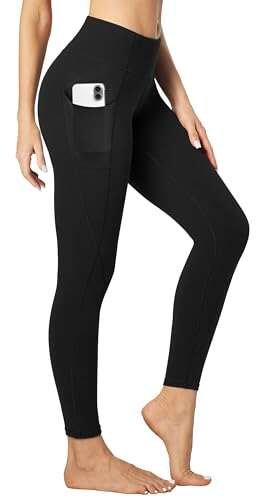 Heathyoga Leggings with Pockets for Women Tummy Control...