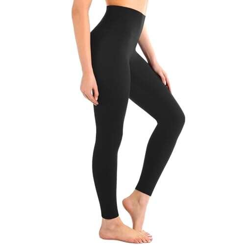 Leafigure High Waisted Leggings for Women- Soft Opaque Yoga...