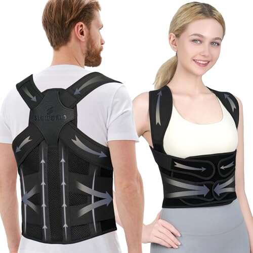 Posture Corrector for Women and Men Upgraded Back Brace