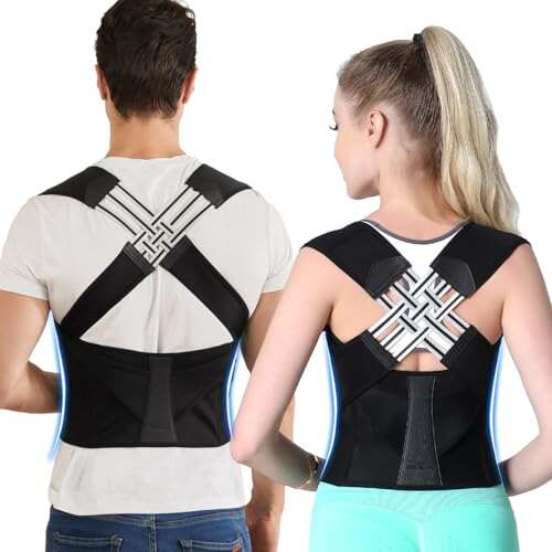 VOKOKOYA Posture Corrector for Women and Men,Adjustable...