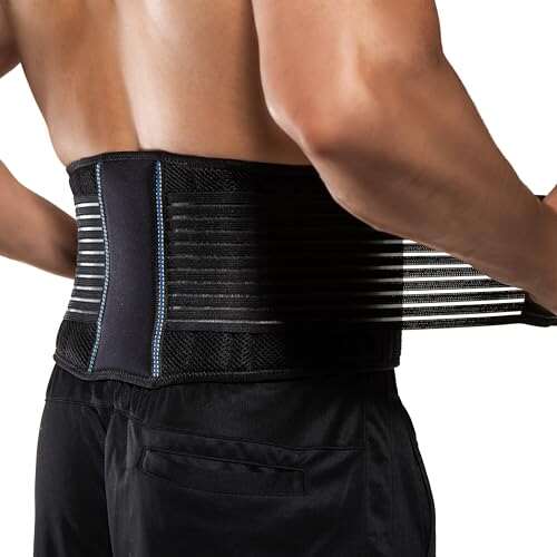 BraceUP Back Support Belt for Men and Women with Adjustable