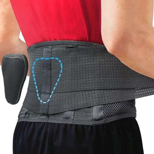 Sparthos Back Brace for Lower Back Pain with Lumbar Support