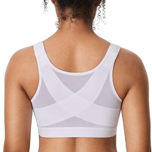 DELIMIRA Women's Front Closure Posture Wireless Back...