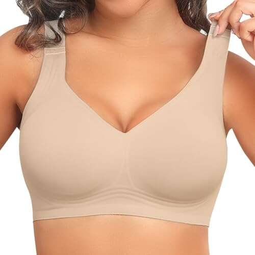 PoseFree Plus Size Full Coverage Wireless Supportive...