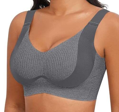 Xcutting Womens Seamless Wireless Supportive Bras Push Up...