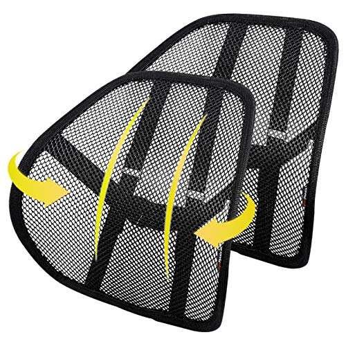 kingphenix Lumbar Support (2 Pack) with Breathable Mesh...