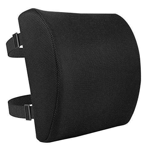 Amazon Basics Rectangular Memory Foam Back Support for...