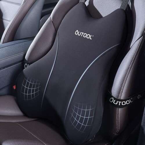 QUTOOL Lumbar Support Pillow for Car, Truck with Memory Foam