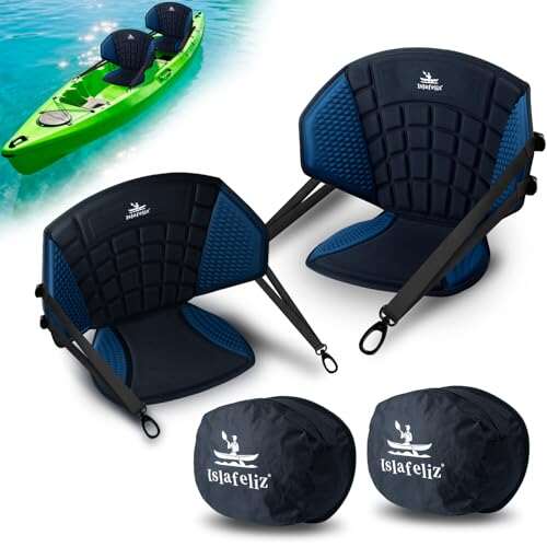 Islafeliz Upgraded Kayak Seat with Back Support and Side...
