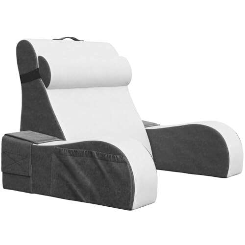 Kolbs Wedge Reading Pillow for Bed, Cushion with Arms.