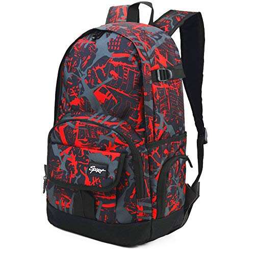 rickyh style School Backpack Travel Bag for College with...