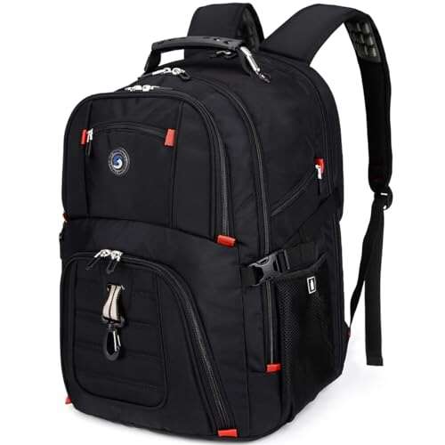 SHRRADOO Extra Large 50L Travel Laptop Backpack with...