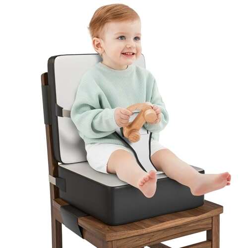 Booster Seat for Kitchen Chair, Toddler Booster with...